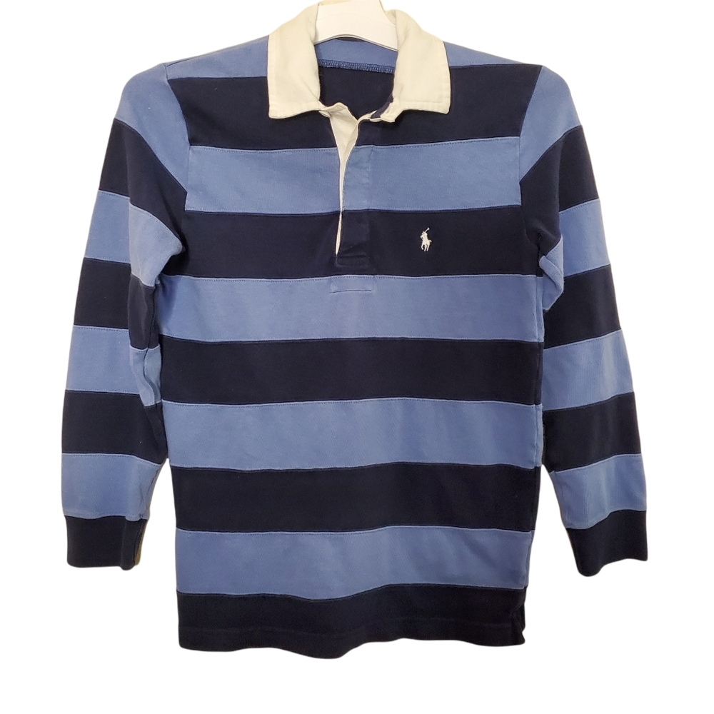 Ralph Lauren Sport Boys size small s rugby striped